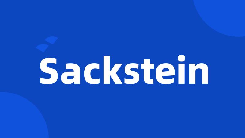 Sackstein