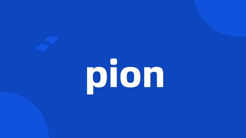 pion