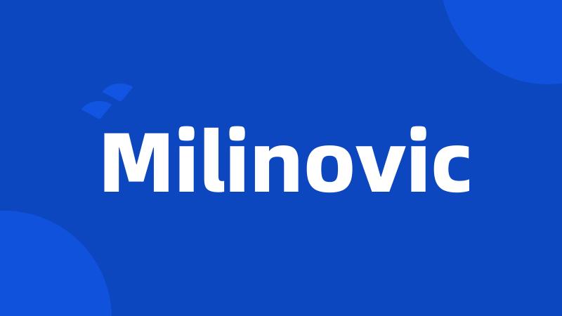 Milinovic