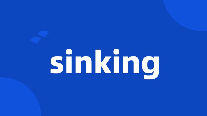 sinking