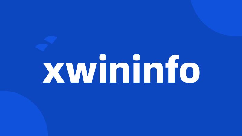 xwininfo