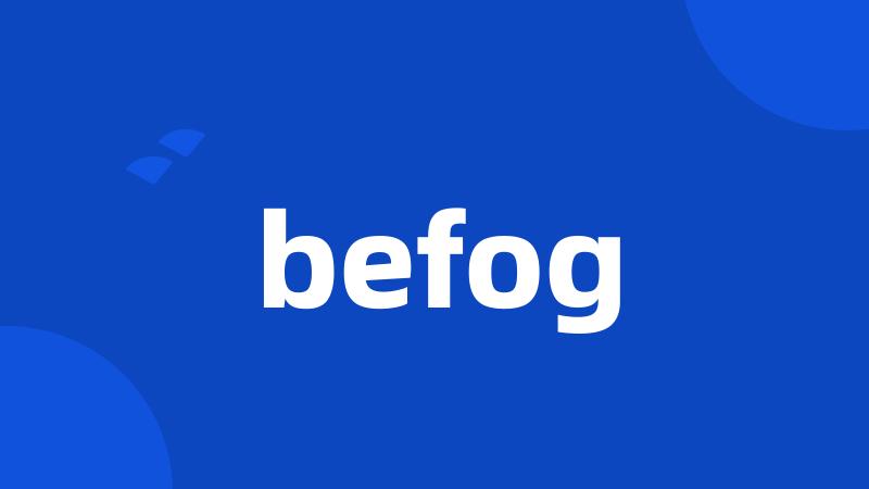 befog