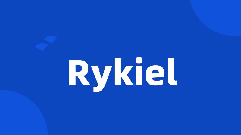 Rykiel