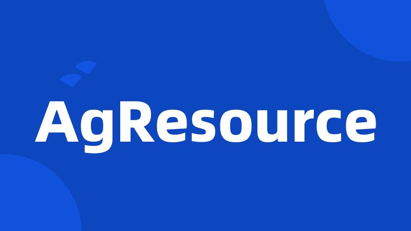 AgResource