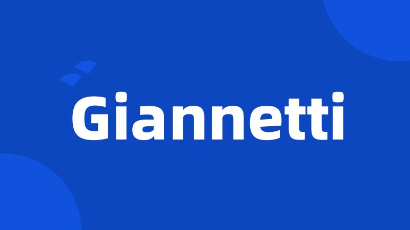 Giannetti