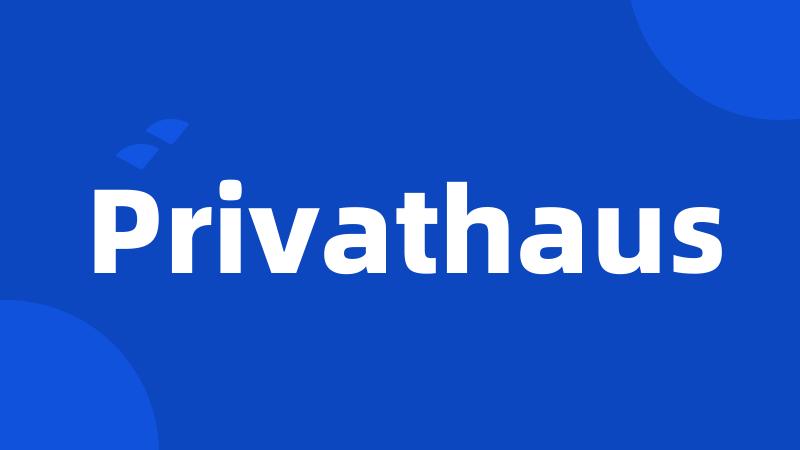 Privathaus