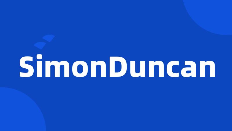 SimonDuncan