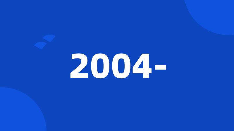 2004-