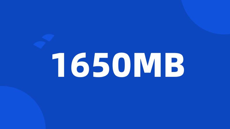 1650MB