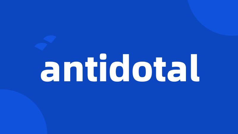 antidotal