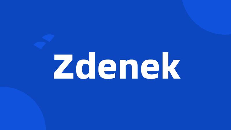 Zdenek