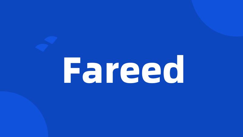 Fareed