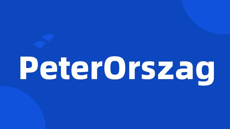 PeterOrszag