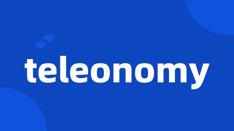 teleonomy