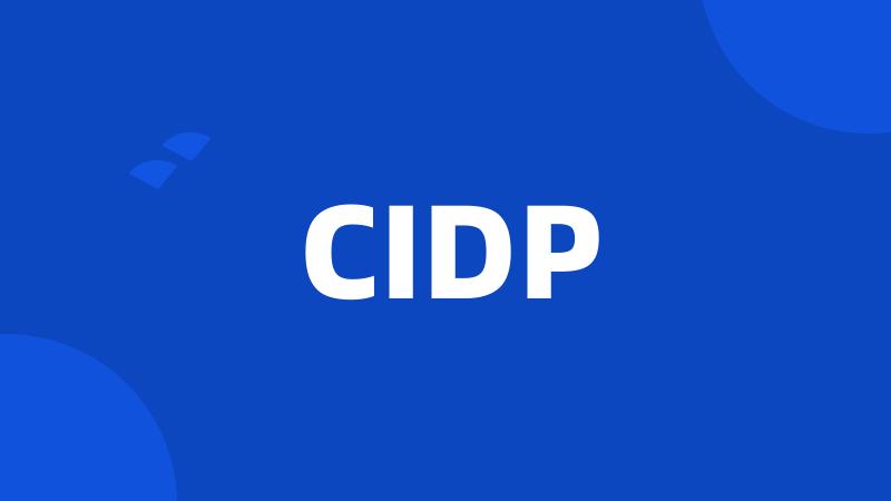 CIDP