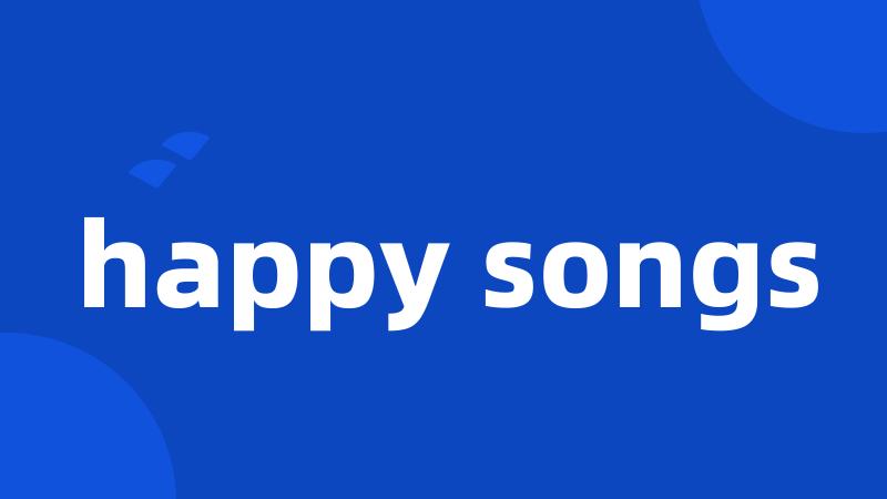 happy songs