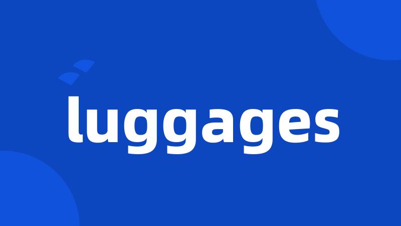 luggages