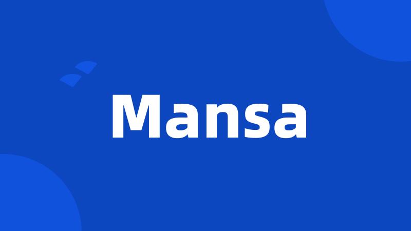 Mansa