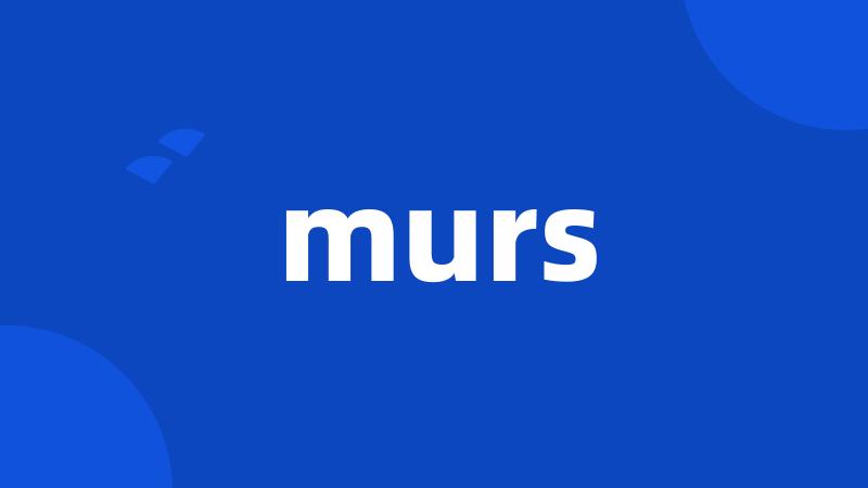 murs