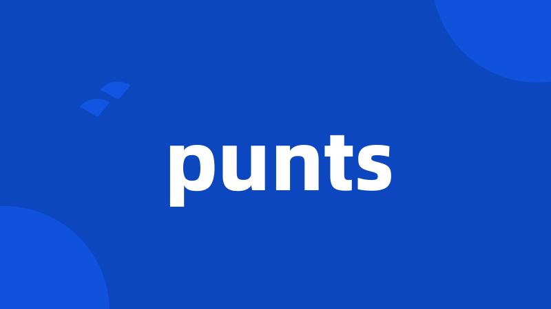 punts