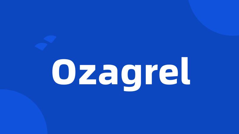 Ozagrel