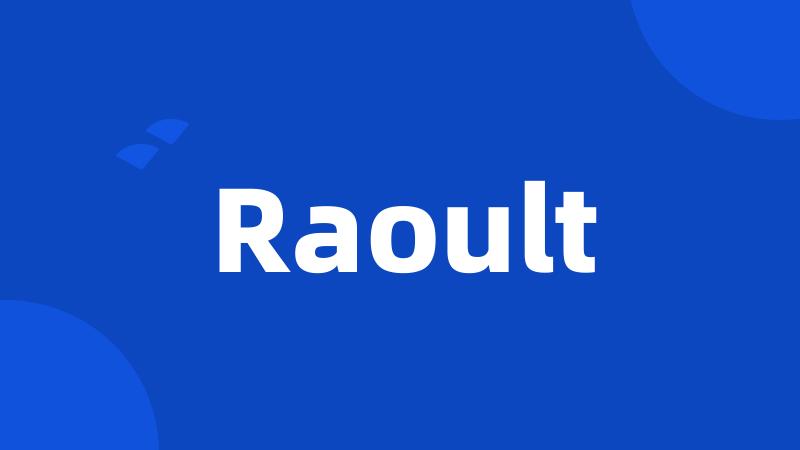 Raoult