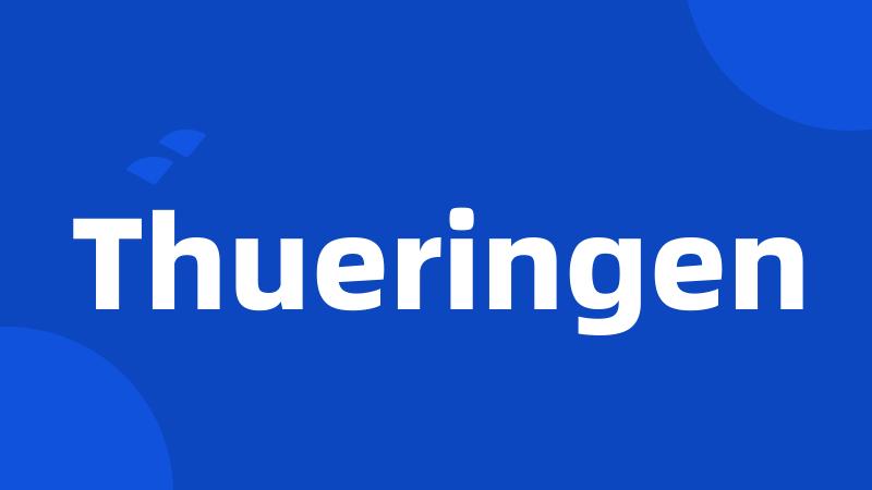 Thueringen