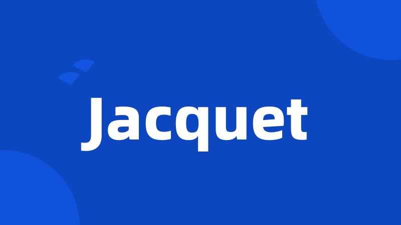 Jacquet