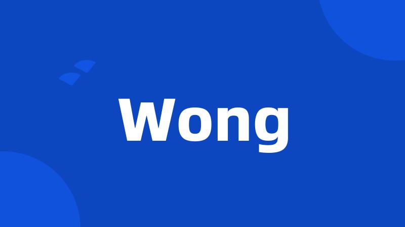 Wong