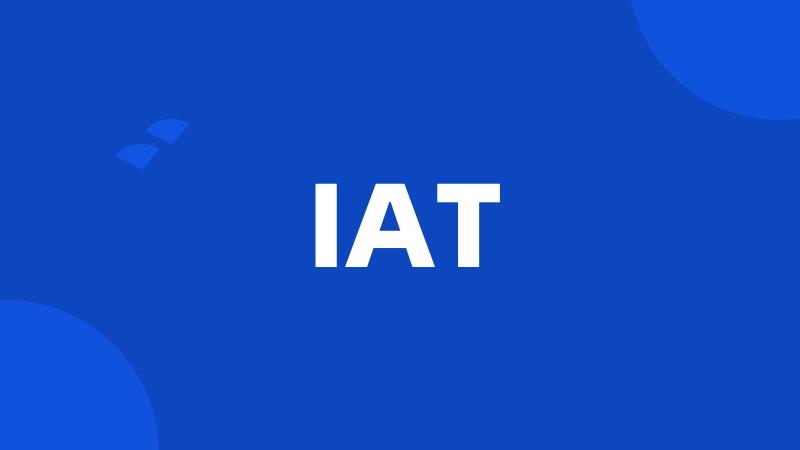 IAT