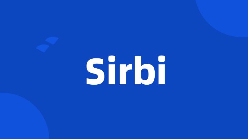 Sirbi