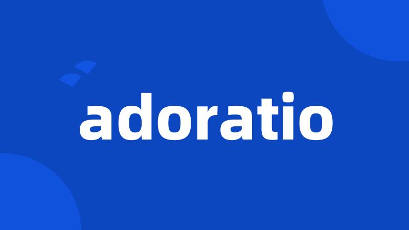 adoratio