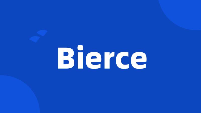 Bierce