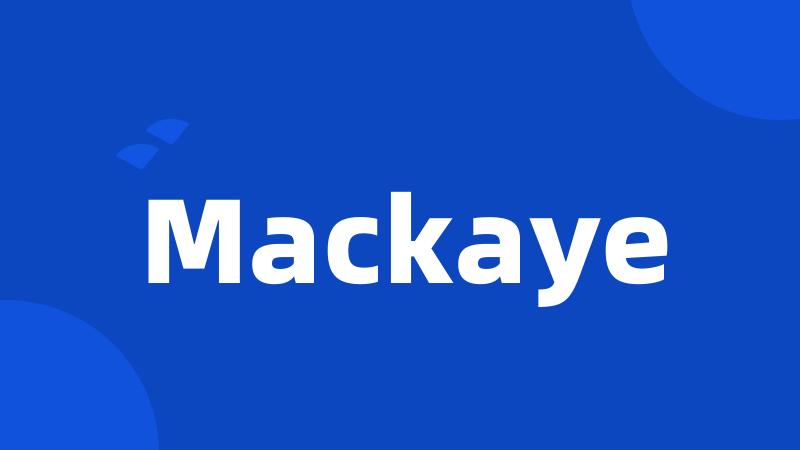 Mackaye