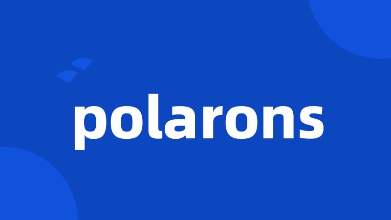 polarons