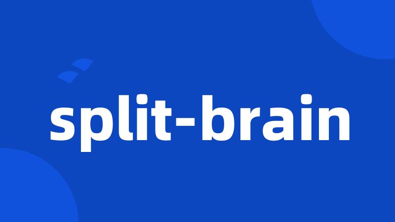 split-brain