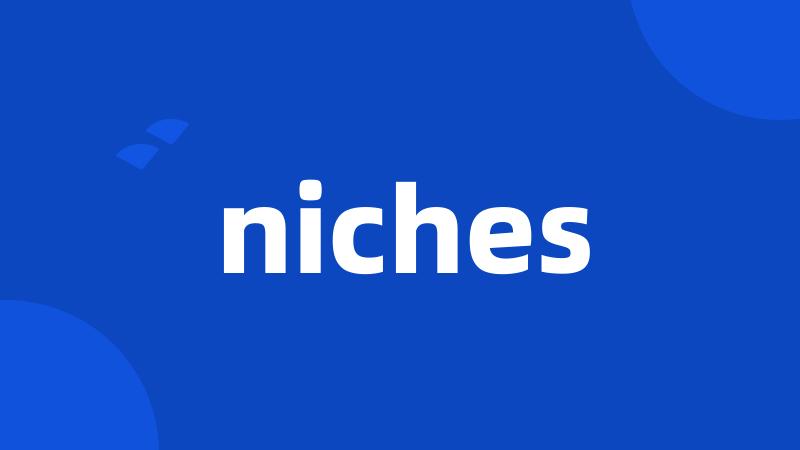 niches