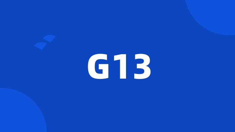 G13