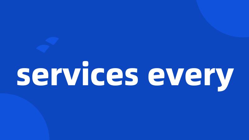 services every