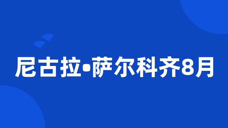 尼古拉•萨尔科齐8月