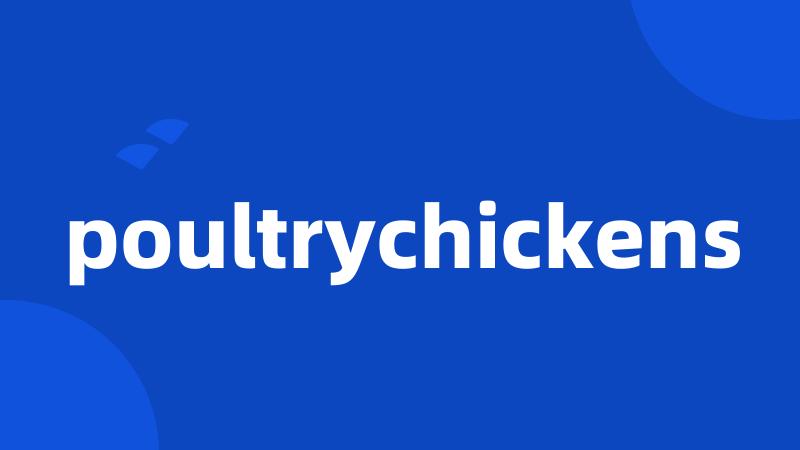 poultrychickens