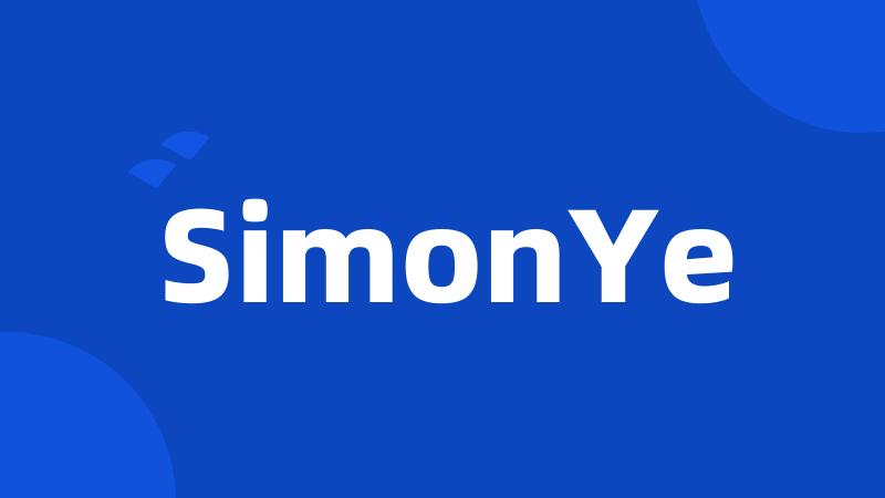 SimonYe