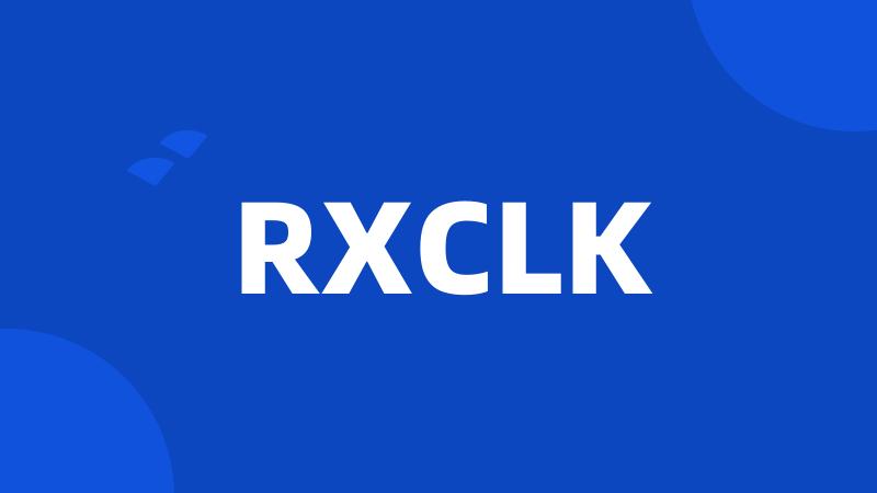 RXCLK