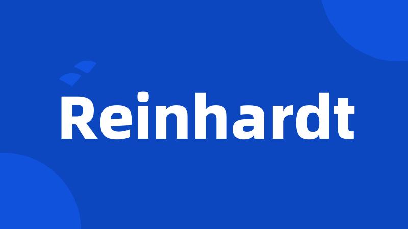 Reinhardt