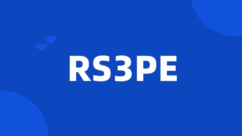 RS3PE