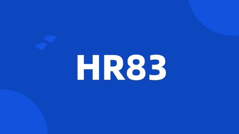 HR83