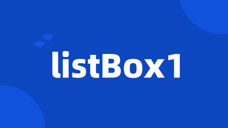 listBox1