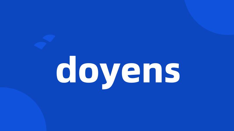 doyens