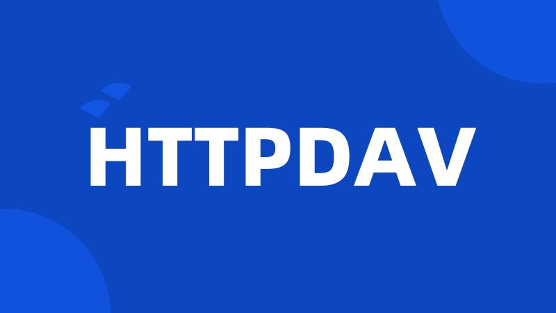 HTTPDAV