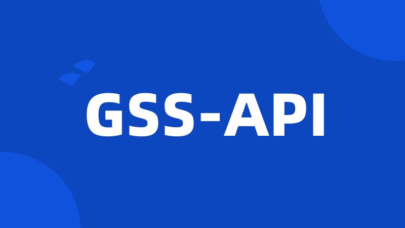 GSS-API